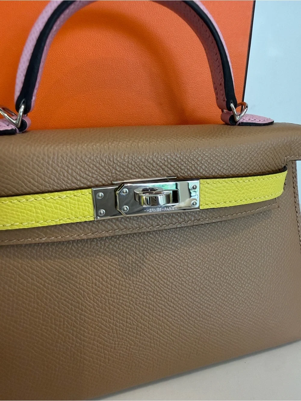 Hermes Tricolor Mini Kelly